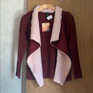 Burgundy jacket